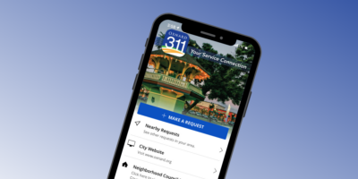 Use the 311 app to report issues across the City.