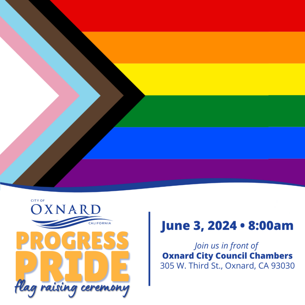 Progress Pride event flyer in English.